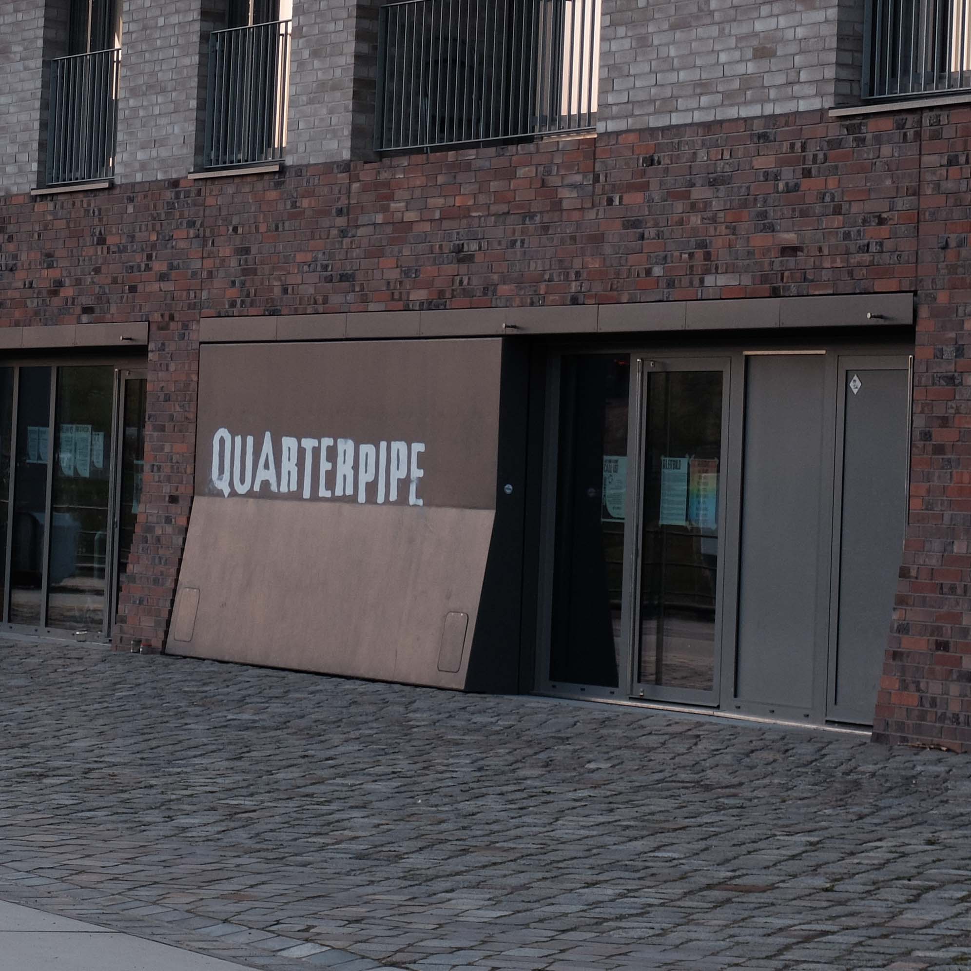 Ansicht der Quarterpipe in der Hafencity Hamburg