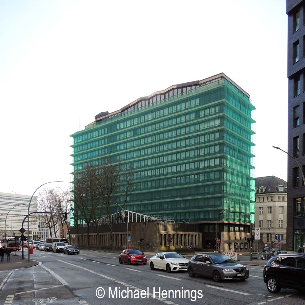 Ansicht der Commerzbank-Zentrale in Hamburg im Jahr 2013.